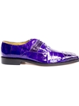 Purple Genuien Eel and Ostrich Mare Shoe | Belvedere Spring 2017 Collection | Sams Tailoring