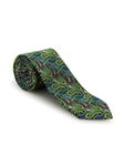 Green, Purple, White and Blue Paisley Best of Class Tie | Robert Talbott Spring/Summer 2017 Collection  | Sam's Tailoring