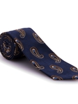 Navy With Light Gold Sudbury Jacquard Best of Class Tie | Spring/Summer Collection | Sam's Tailoring Fine Men Clothing