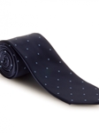 Navy With Sky Dots Executive Best of Class Tie | Spring/Summer Collection | Sam's Tailoring Fine Men Clothing