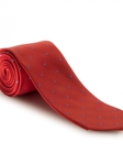 Red With Sky Dots Executive Best of Class Tie | Spring/Summer Collection | Sam's Tailoring Fine Men Clothing