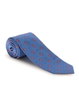 Blue With Yellow & Pink Academy Best of Class Tie | Spring/Summer Collection | Sam's Tailoring Fine Men Clothing