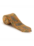 Orange, Lavender & Green Paisley Best of Class Tie | Spring/Summer Collection | Sam's Tailoring Fine Men Clothing