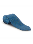 Teal and Yellow Carmel Print Best of Class Tie | Spring/Summer Collection | Sam's Tailoring Fine Men Clothing