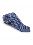 Navy,White and Blue Seasonal Print Best of Class Tie | Spring/Summer Collection | Sam's Tailoring Fine Men Clothing
