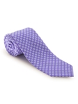 Lavender, White & Sky Seasonal Print Best of Class Tie | Spring/Summer Collection | Sam's Tailoring Fine Men Clothing