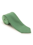 Green, White & Blue Seasonal Print Best of Class Tie | Spring/Summer Collection | Sam's Tailoring Fine Men Clothing