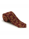 Red & Yellow Paisley Sudbury 7 Fold Tie | Seven Fold Fall Ties Collection | Sam's Tailoring Fine Men Clothing