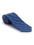 Blue, Red and Sand Geometric Seven Fold Tie | Seven Fold Fall Ties Collection | Sam's Tailoring Fine Men Clothing