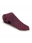 Red and Blue Neat Marina Estate Tie | Robert Talbott Estate Ties Collection | Sam's Tailoring