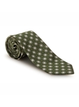 Green, Gold and White Geometric Estate Tie | Robert Talbott Estate Ties Collection | Sam's Tailoring
