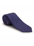 Navy with Gold and White Dots Estate Tie | Robert Talbott Estate Ties Collection | Sam's Tailoring