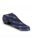 Blue and White Plaid Merina Estate Tie | Robert Talbott Estate Ties Collection | Sam's Tailoring