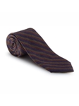 Purple, Green and Red Stripe Estate Tie | Robert Talbott Estate Ties Collection | Sam's Tailoring