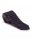 Brown, Blue and Pink Stripe Estate Tie | Robert Talbott Estate Ties Collection | Sam's Tailoring