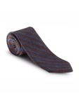 Blue, Brown and Pink Stripe Estate Tie | Robert Talbott Estate Ties Collection | Sam's Tailoring