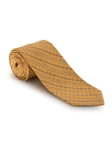 Gold with Purple Stripes British Mogador 7 Fold Tie | 7 Fold Ties Collection | Sam's Tailoring Fine Men Clothing