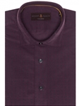 Plum with Navy Over Print Tailored Fit Sport Shirt | Robert Talbott Sport Shirts Collection  | Sam's Tailoring Fine Men Clothing