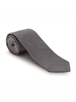 Grey Neat Pebble Beach 7 Fold Tie | 7 Fold Ties Collection | Sam's Tailoring Fine Men Clothing