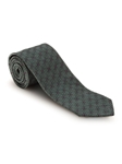 Green Floral Pebble Beach Seven Fold Tie | 7 Fold Ties Collection | Sam's Tailoring Fine Men Clothing
