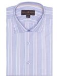 Pink, Blue and White Stripe Crespi IV Tailored Sport Shirt | Robert Talbott Sport Shirts Collection  | Sam's Tailoring Fine Men Clothing
