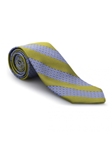 Green and Sky Stripe Heritage Best of Class Tie | Best of Class Ties Collection | Sam's Tailoring Fine Men Clothing