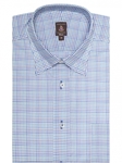 Blue, Green & White Check Estate UM/OP/MC Dress Shirt | Robert Talbott Dress Shirts Collection | Sam's Tailoring Fine Men Clothing