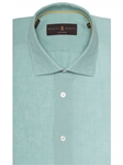 Aqua Solid Textured Crespi IV Tailored Sport Shirt | Sport Shirts Collection | Sams Tailoring Fine Men Clothing