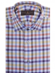 Yellow, Orange & Lavender Howard Tailored Sport Shirt | Sport Shirts Collection | Sams Tailoring Fine Men Clothing