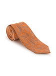 Orange with Blue and White Paisley RT Studio Tie | Robert Talbott Ties | Sam's Tailoring Fine Men Clothing