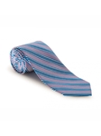 Lavender, Blue and White Stripe RT Atelier Tie | Robert Talbott Ties | Sam's Tailoring Fine Men Clothing