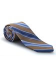 Blue, Brown & White RT Studio Tie | Robert Talbott Ties | Sam's Tailoring Fine Men Clothing