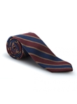 Wine, Blue & Brown RT Woven Madder Tie | Robert Talbott Ties | Sam's Tailoring Fine Men Clothing