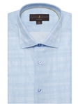 Blue/White Crespi IV Tailored Fit Sport Shirt | Sport Shirts Collection | Sams Tailoring Fine Men Clothing