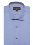 Solid Blue Crespi IV Tailored Fit Sport Shirt | Sport Shirts Collection | Sams Tailoring Fine Men Clothing