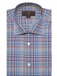 Multi Colored Plaid Crespi IV Tailored Sport Shirt | Sport Shirts Collection | Sams Tailoring Fine Men Clothing