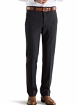 Charcoal Roma Regular Fit Fine Tropical Trouser | Meyer Trousers/Chinos |  Sam's Tailoring Fine Men Clothing