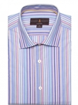 Multi Colored Stripes Crespi IV Tailored Sport Shirt | Robert Talbott Fall Sport Shirts Collection  | Sam's Tailoring Fine Men Clothing