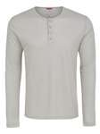 Stone Rose Ivory Melange Wrinkle resistant Knit Henley T48221|Sam's Tailoring Fine Men's Clothing