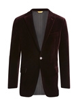 Merlot Stretch Velvet Peal Labels Dinner Jacket | Hickey Freeman Jackets Collection | Sam's Tailoring Fine Men Clothing