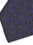 Denim Blue & White Sartorial Silk Tie | Italo Ferretti Fine Ties Collection | Sam's Tailoring