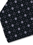 Black and Grey Dots Sartorial Silk Tie | Italo Ferretti Fine Ties Collection | Sam's Tailoring