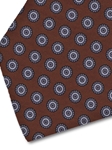 Brown, Black & Grey Sartorial Silk Tie | Italo Ferretti Fine Ties Collection | Sam's Tailoring