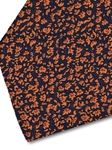 Orange and Navy Sartorial Silk Tie | Italo Ferretti Fine Ties Collection | Sam's Tailoring