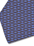 Sky Blue & Brown Sartorial Silk Tie | Italo Ferretti Fine Ties Collection | Sam's Tailoring