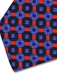 Red, Blue and Navy Sartorial Silk Tie | Italo Ferretti Fine Ties Collection | Sam's Tailoring