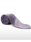 Black and Purple Patterned Tailored Silk Tie | Italo Ferretti Fine Ties Collection | Sam's Tailoring