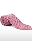 Pink Patterned Sartorial Tailored Silk Tie | Italo Ferretti Fine Ties Collection | Sam's Tailoring