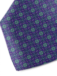 Blue, Green & Violet Sartorial Silk Tie | Italo Ferretti Ties Collection | Sam's Tailoring Fine Men Clothing