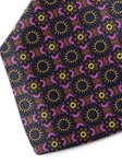 Navy, Brown & Violet Sartorial Silk Tie | Italo Ferretti Ties Collection | Sam's Tailoring Fine Men Clothing